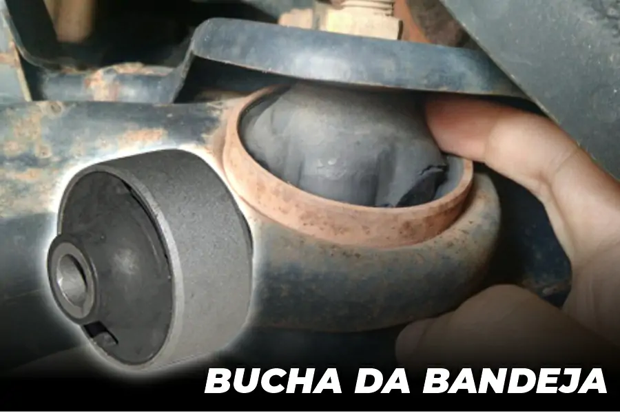 Para que serve a bucha da bandeja de suspens�o?
