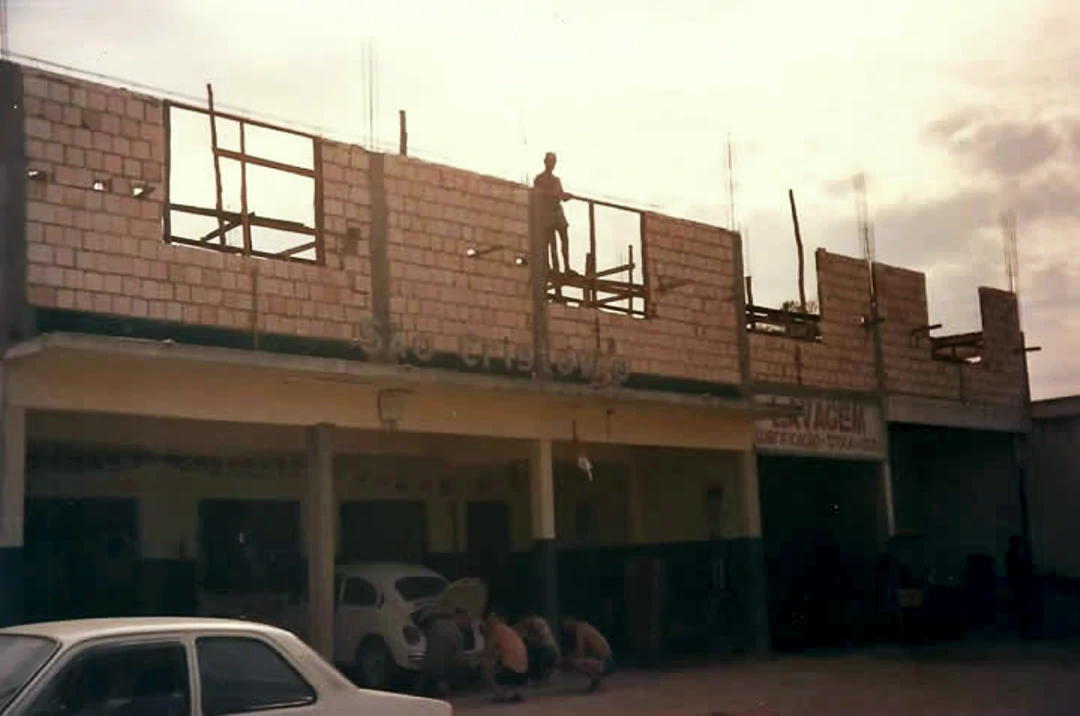 Início do Auto Center São Cristóvão em Silva Jardim